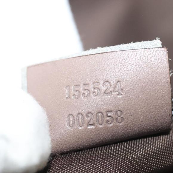 GUCCI GG Canvas Sherry Line Tote Bag Beige Gold 155524 Auth bs28913 - Picture 12 of 16